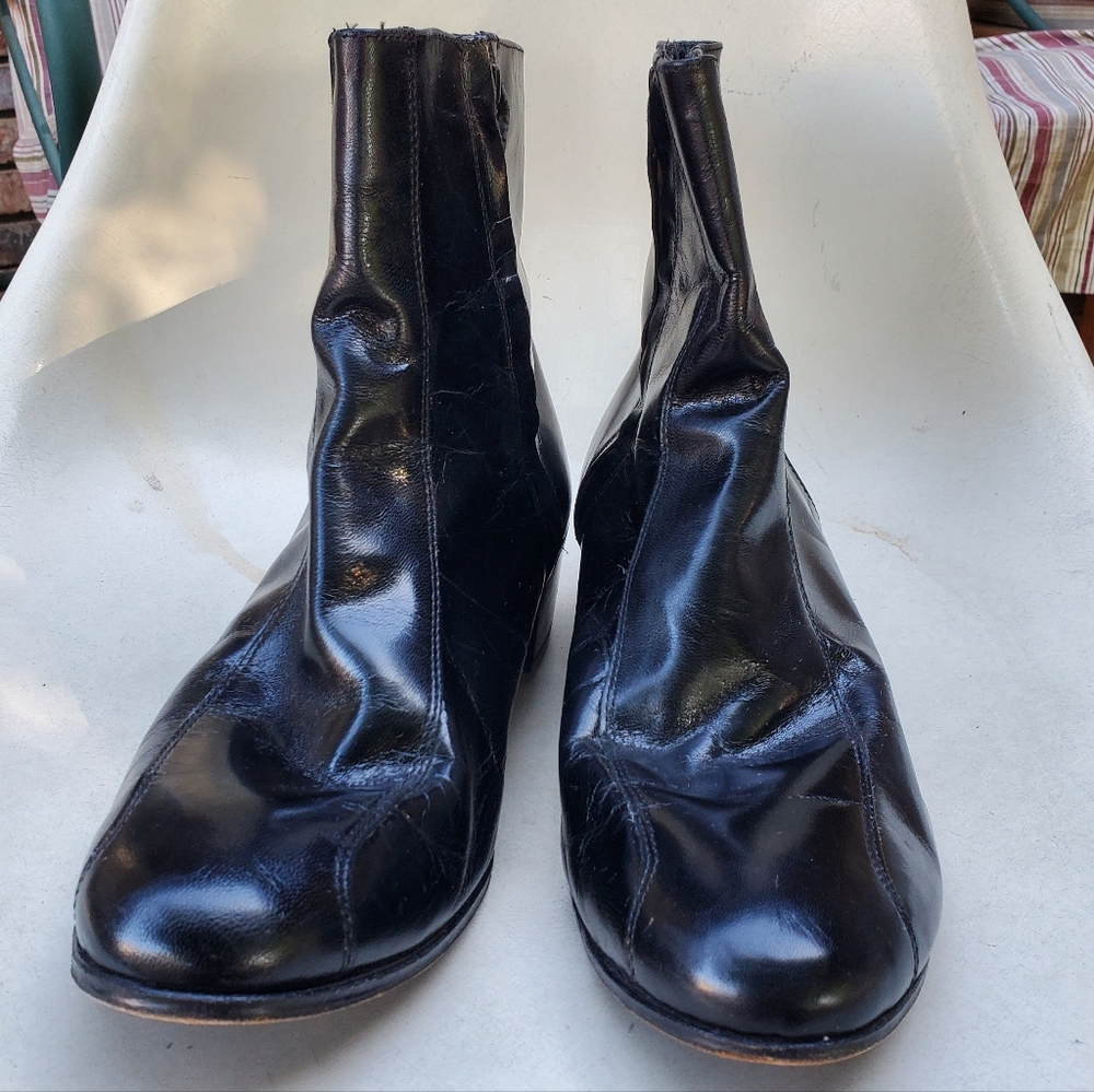 Florsheim Men's Ankle Zipper Boot. Black. GPWC. Size 13 D.